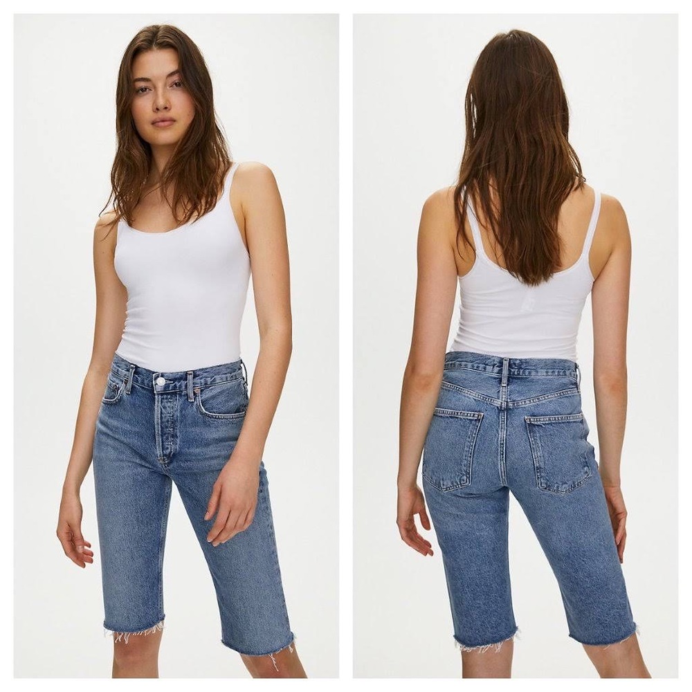 AGOLDE Carrie Long Shorts
